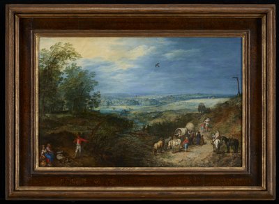 Landscape with Peasants by Jan the Elder Brueghel